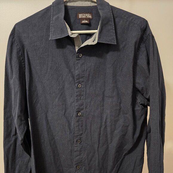 MICHAEL KORS MENS BUTTON DOWN SHIRT - Picture 1 of 3